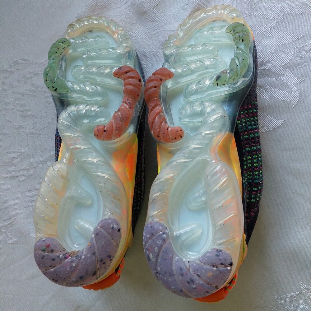 Nike Women'ss Air Vapormax 2020 Flyknit Size - 8, Iron Grey/Multi-colour/White - Picture 5 of 5